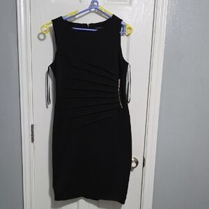 Ivanka Trump Black Dress with Unique Pleats